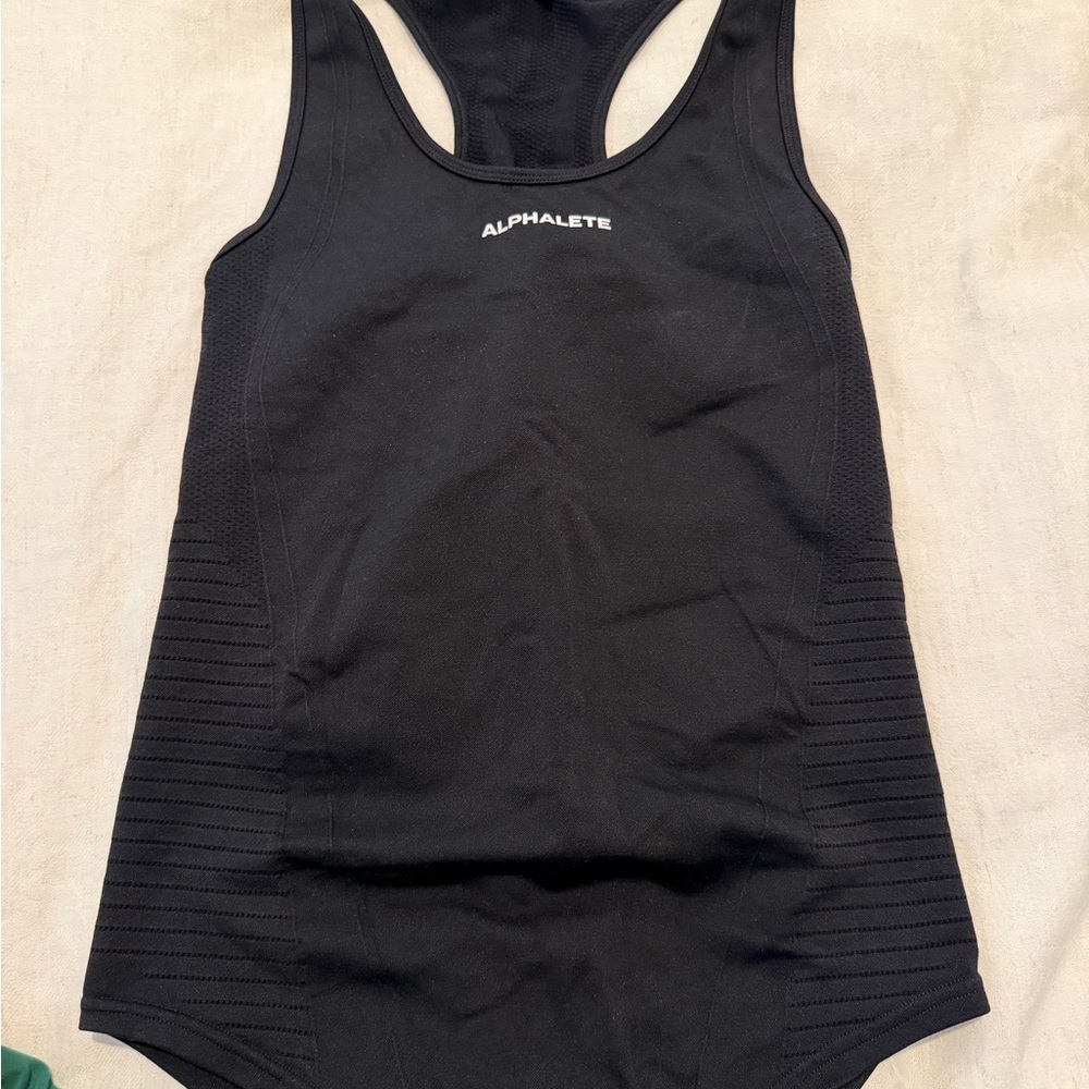 Alphalete Black Racerback Athletic Tank